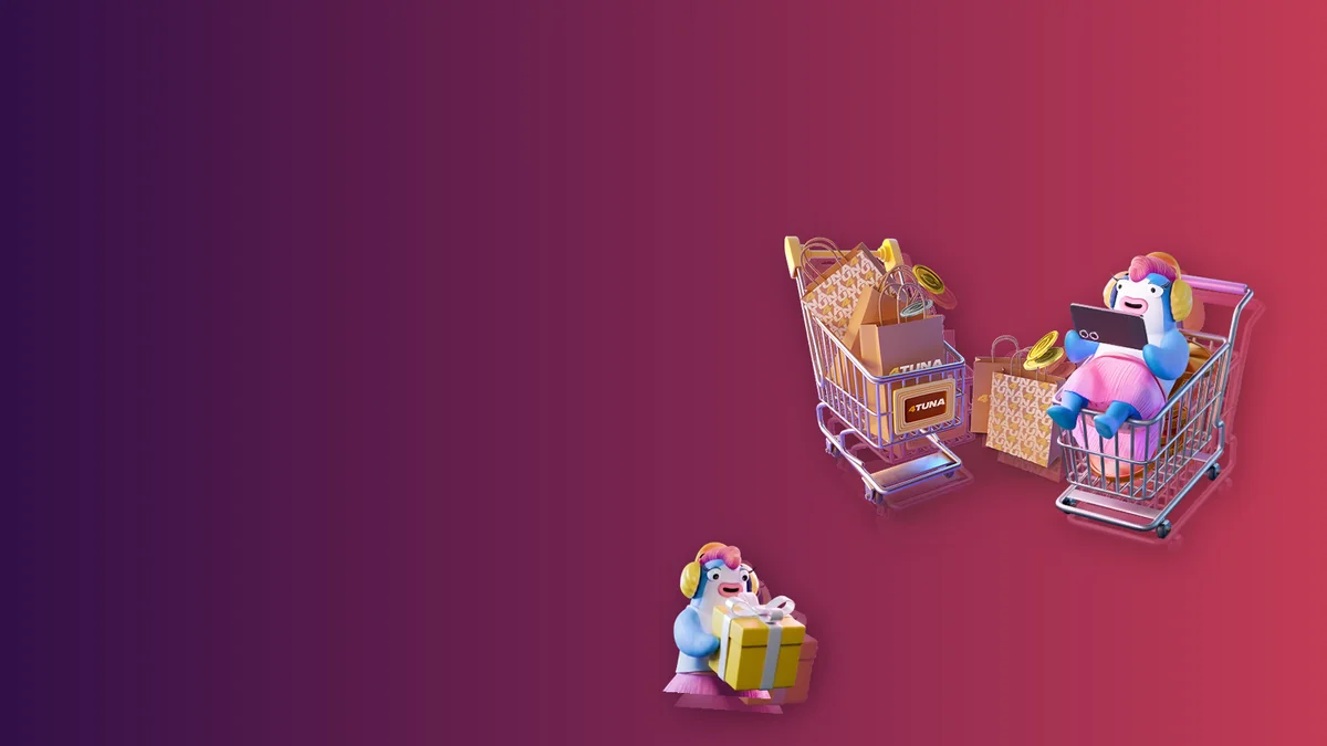Mobile scene showing Rewards and offer mechanics with a strict separation between offer, club, and game rules within the 4Tuna product